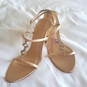 Gold Michael Shannon Heels